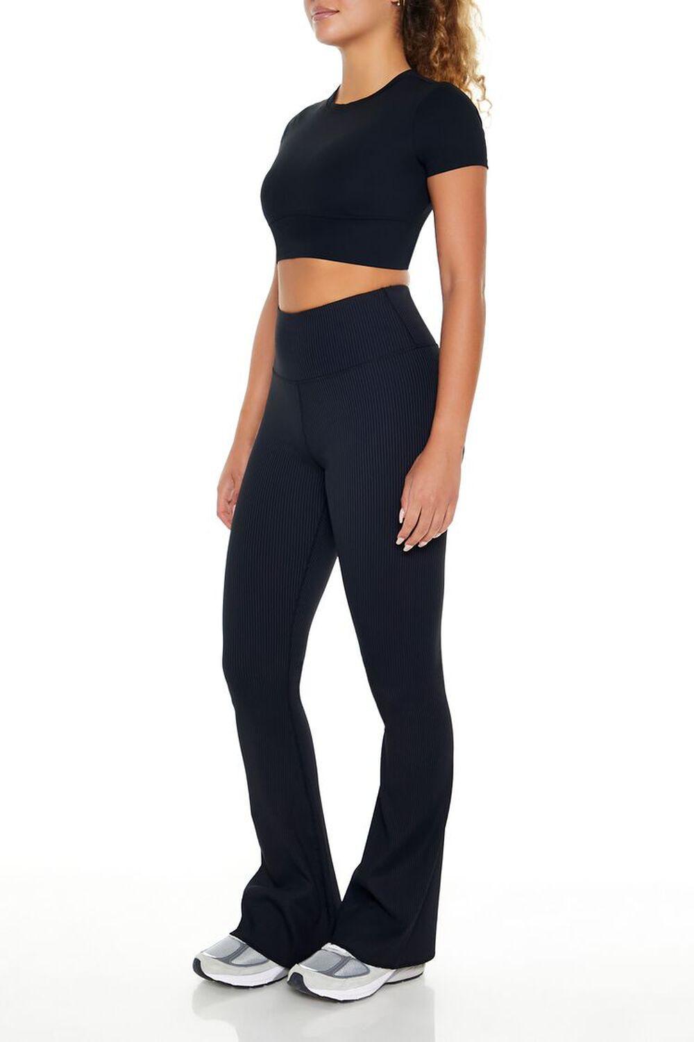 Active High-Rise Flare Leggings | Forever 21 Product Image