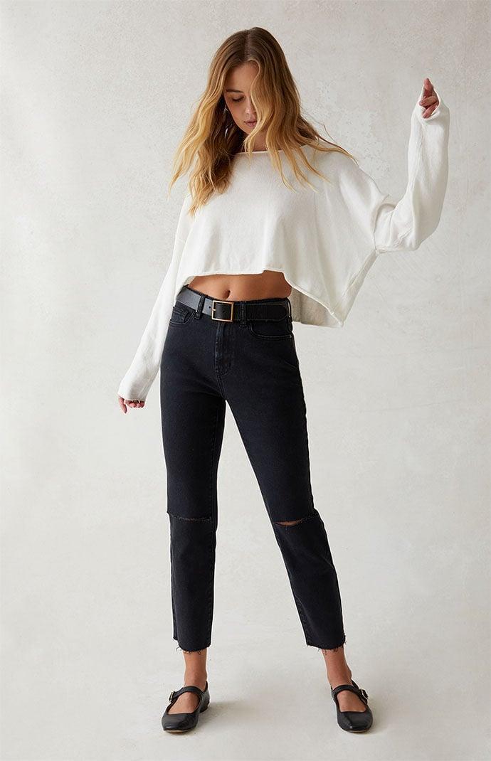 PacSun Womens Stretch Ripped Vintage Skinny Jeans Product Image