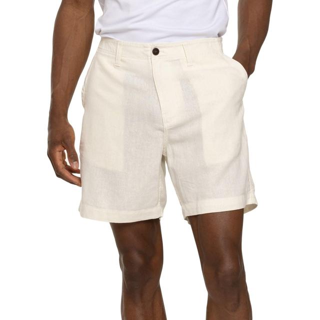 Lucky Brand Flat Front Shorts - 7”, Linen Product Image