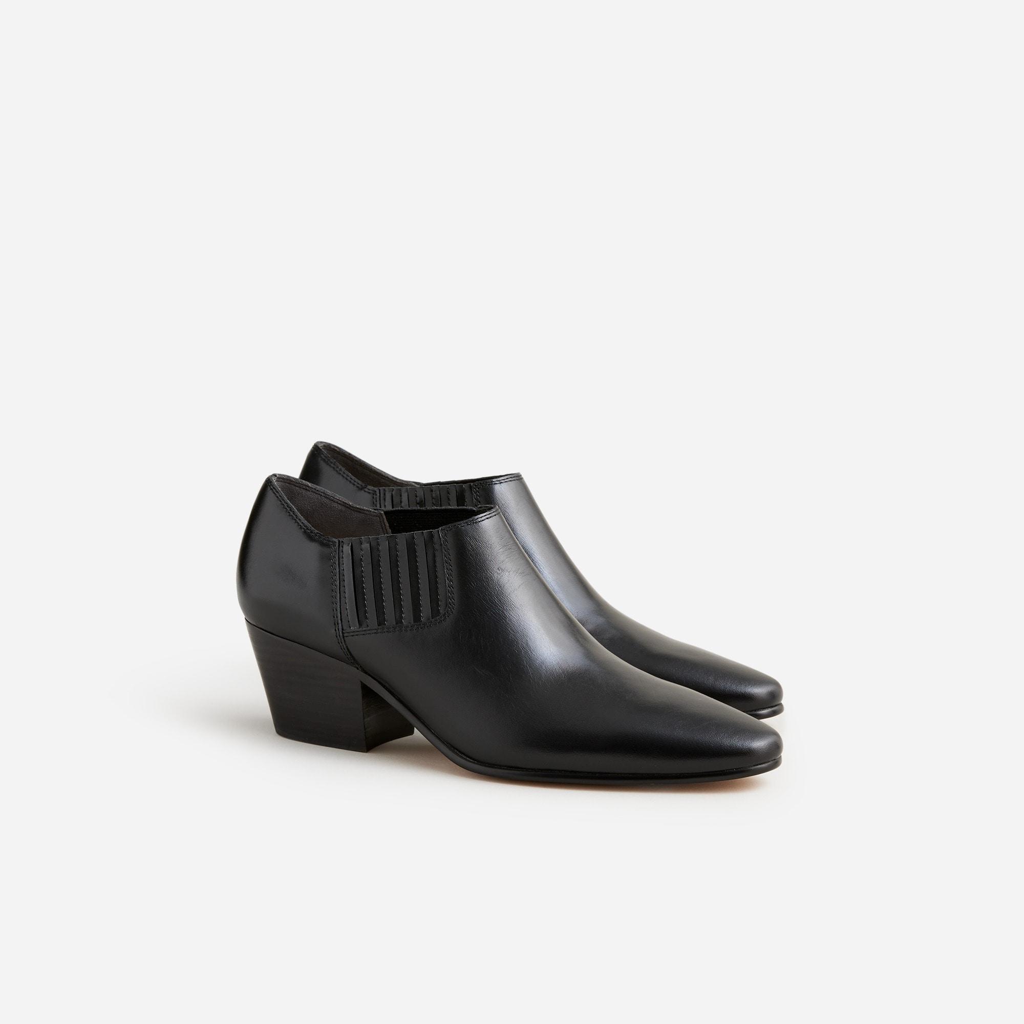 Piper low ankle boots in leather Product Image