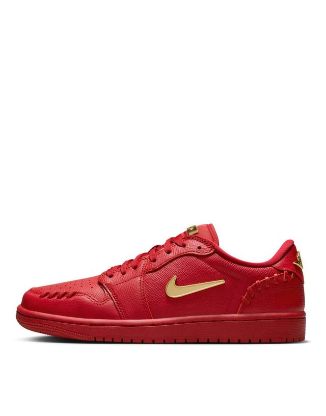 Nike Air Jordan 1 Low sneakers red and gold  Product Image