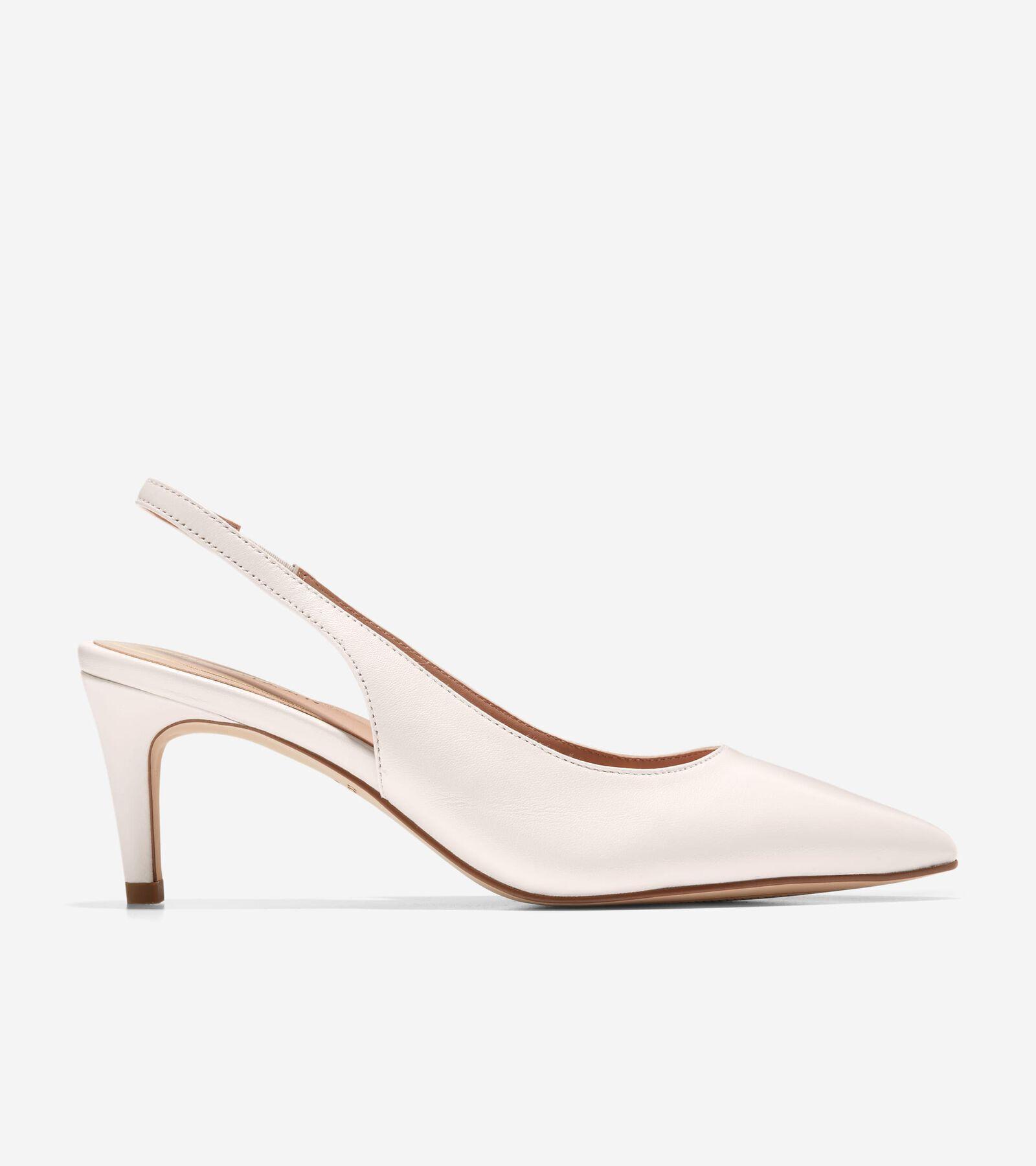 Cole Haan Vandam Leather Slingback Pumps Product Image