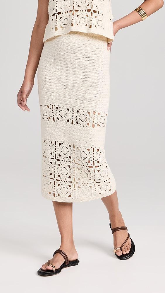 Eleven Six Jana Crochet Skirt | Shopbop Product Image