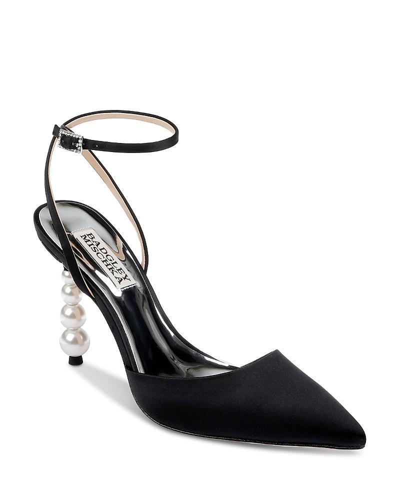 Badgley Mischka Collection Indie Ankle Strap Pointed Toe Pump Product Image