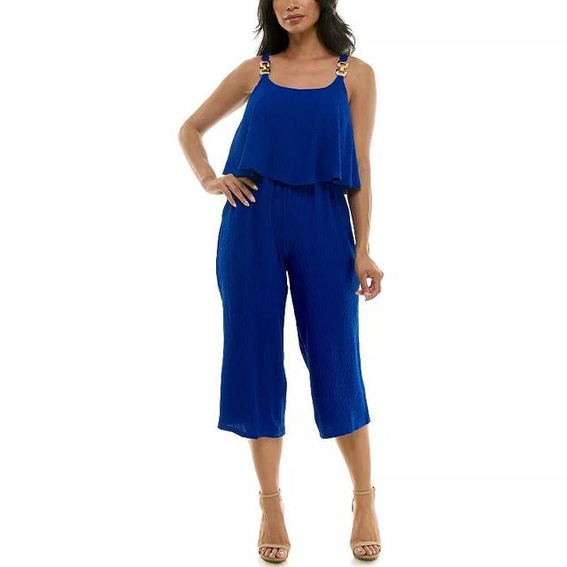 Womens Nina Leonard Popover Jumpsuit Product Image