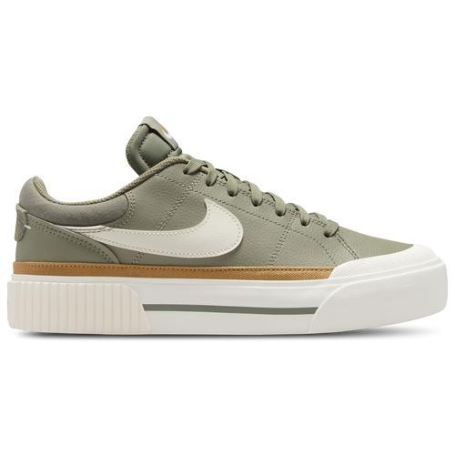 Nike Womens Nike Court Legacy Lift - Womens Training Shoes Lt Army/Sail/Flax Product Image