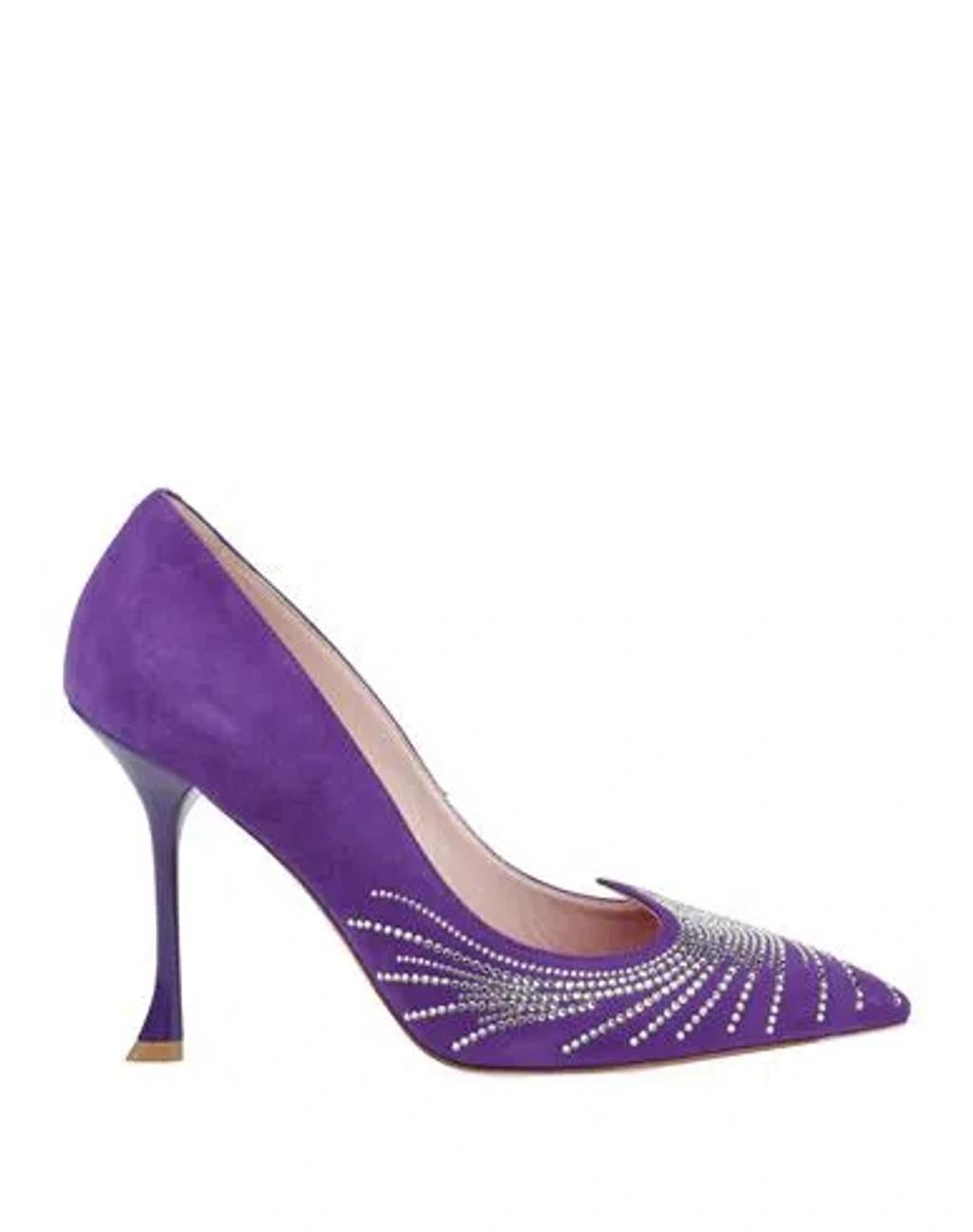 ROGER VIVIER Woman Pumps Mauve Size 8 Soft Leather In Purple Product Image