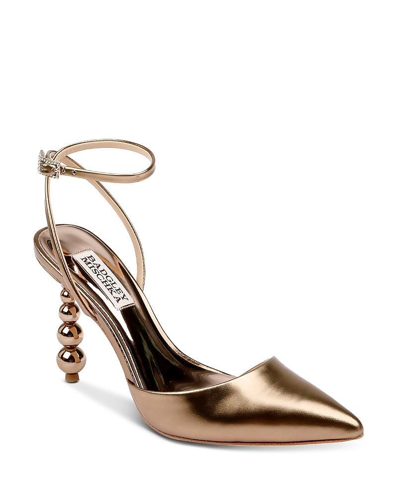 Badgley Mischka Collection Indie II Ankle Strap Pointed Toe Pump Product Image