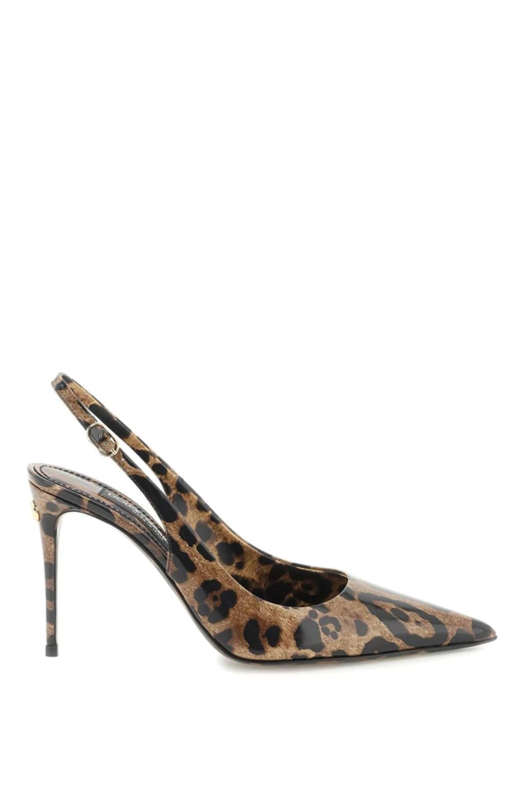 Klassische Slingback-pumps In Leopard Product Image