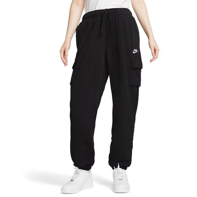 Womens Nike Sportswear Club Fleece Mid-Rise Oversized Cargo Sweatpants Product Image