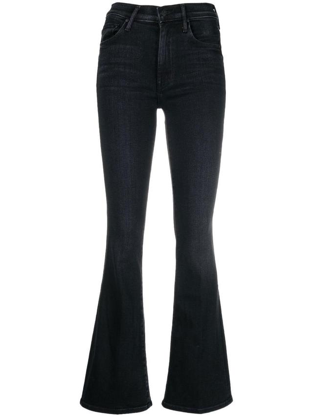 MOTHER Slim-fit Flared Jeans In Black Product Image