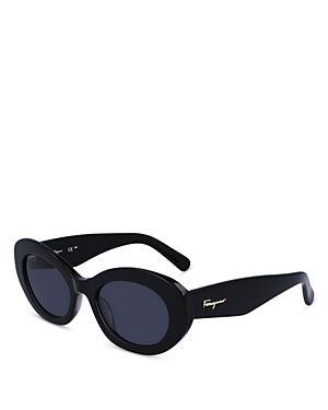 Ferragamo Oval Sunglasses, 53mm Product Image