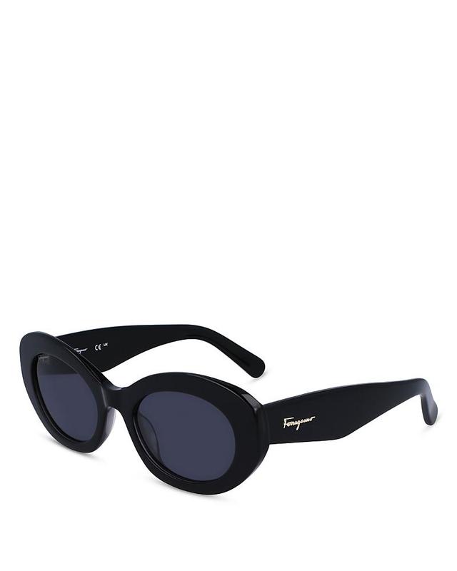 FERRAGAMO 53mm Oval Sunglasses Product Image