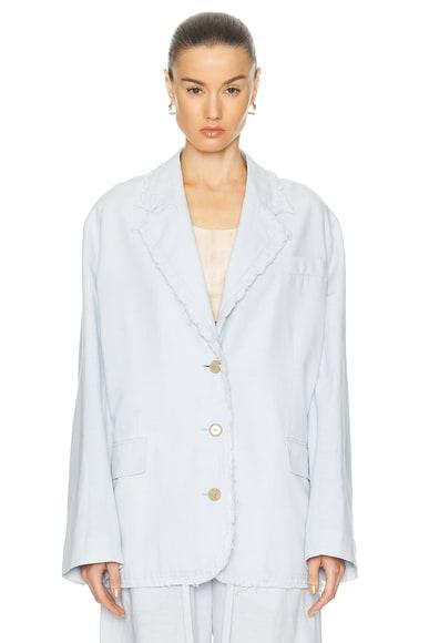 ACNE STUDIOS Jimoni Baggy Blazer In Pale Blue Product Image