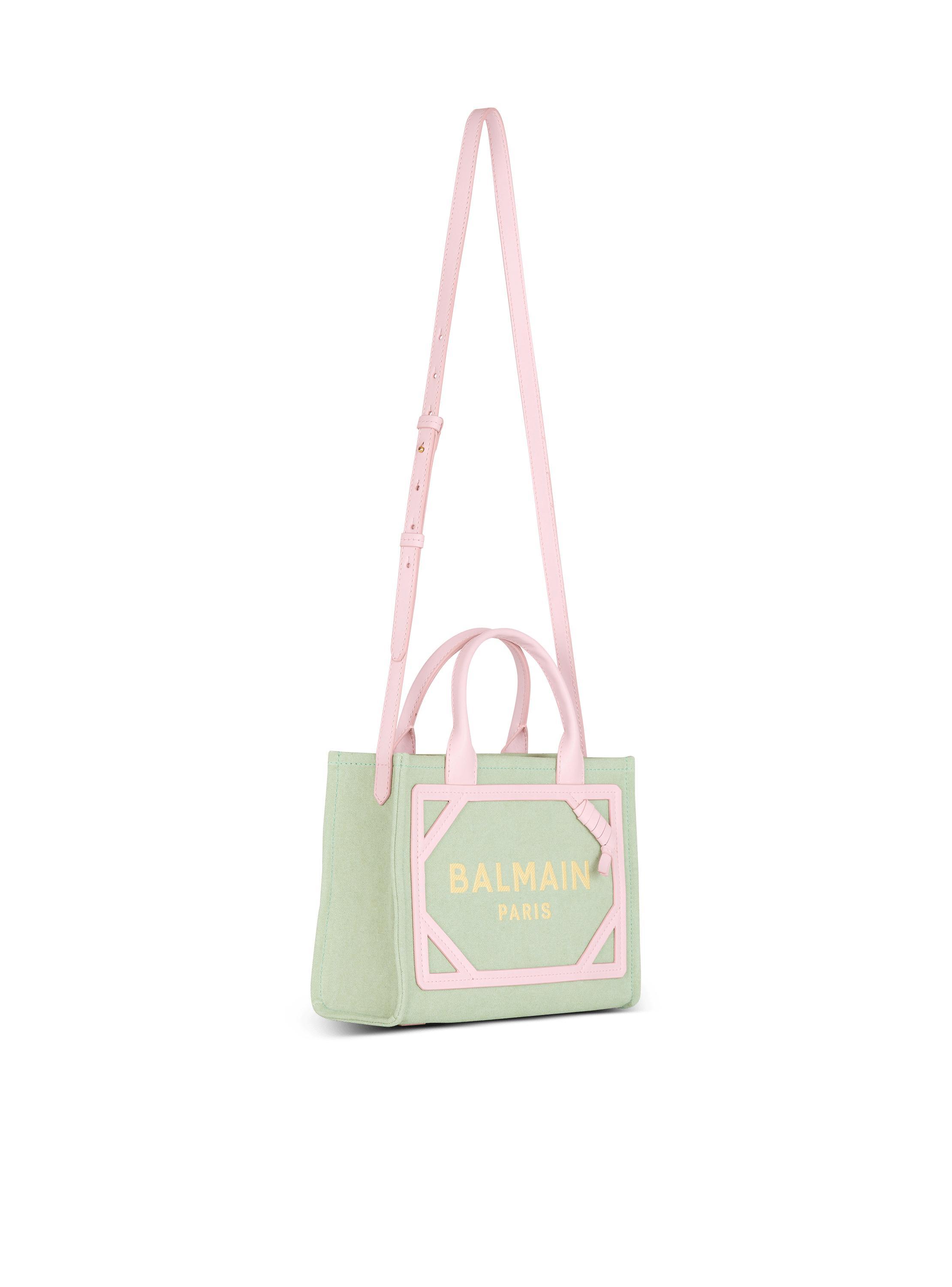 B-Army Small canvas and leather tote bag Product Image