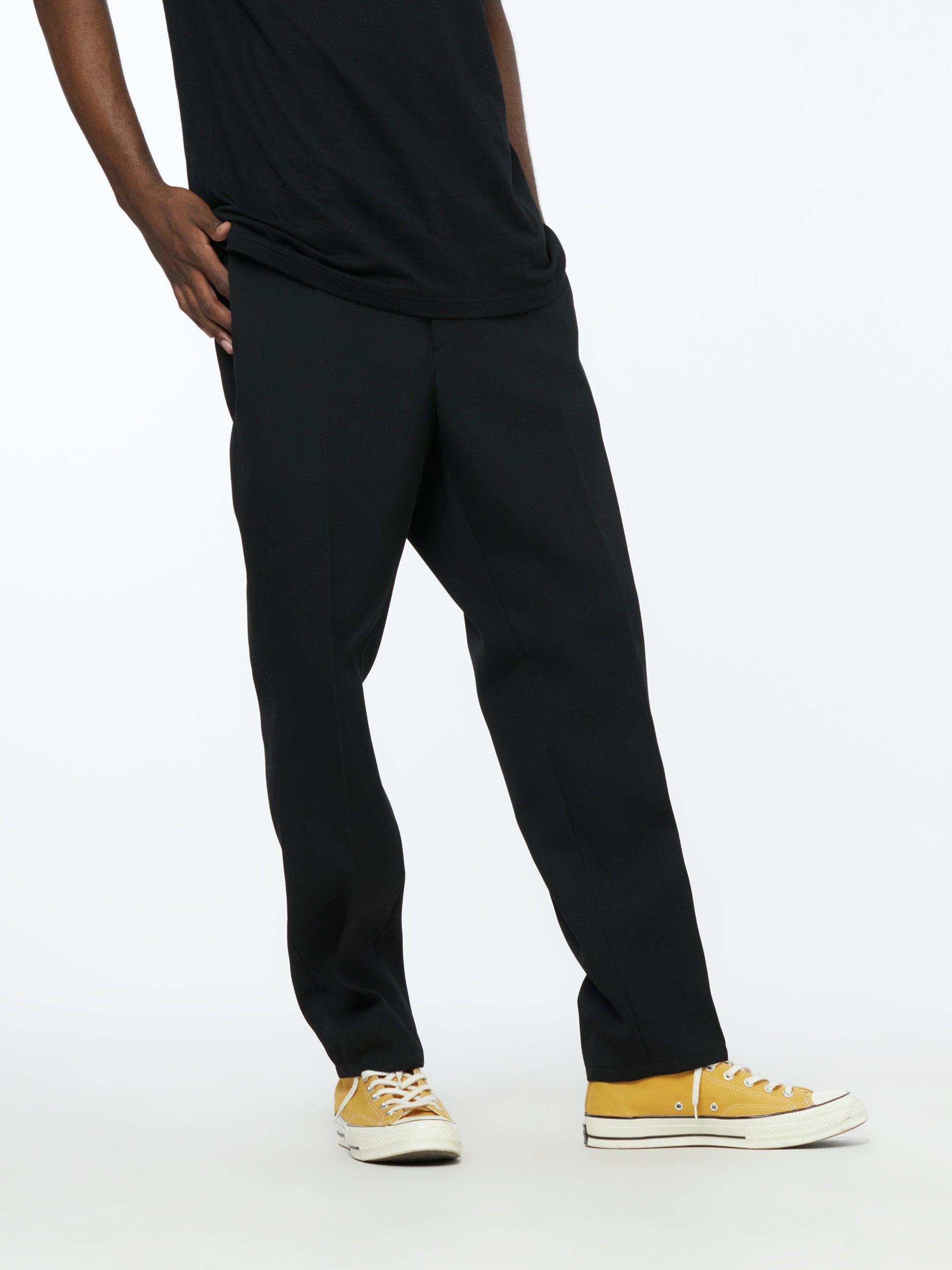 Relaxed Fit Trousers (Black) Product Image