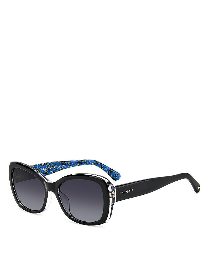 Kate Spade New York elowen 55mm gradient round sunglasses Product Image