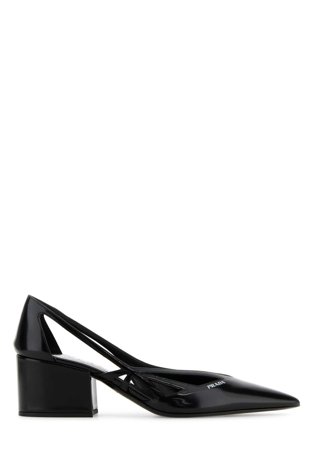 Women Cut Out Pumps In Black Product Image