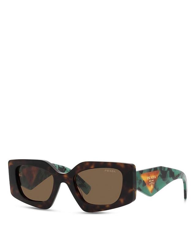 Ferragamo Block Rectangular Sunglasses, 54mm Product Image