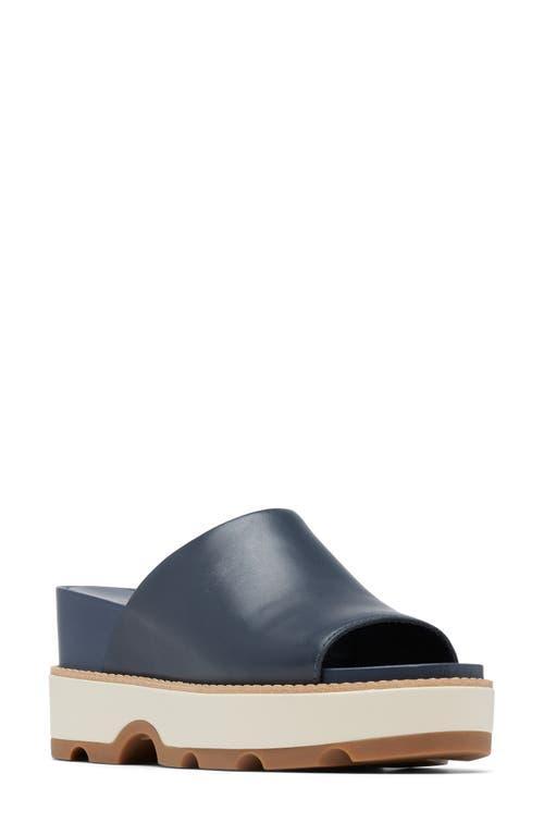 SOREL Joanie IV Slide Wedge (Chalk/Black) Women's Shoes Product Image