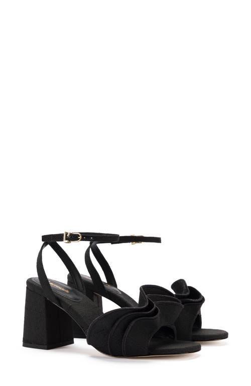 Larroud Selena Ruffle Ankle Strap Sandal Product Image