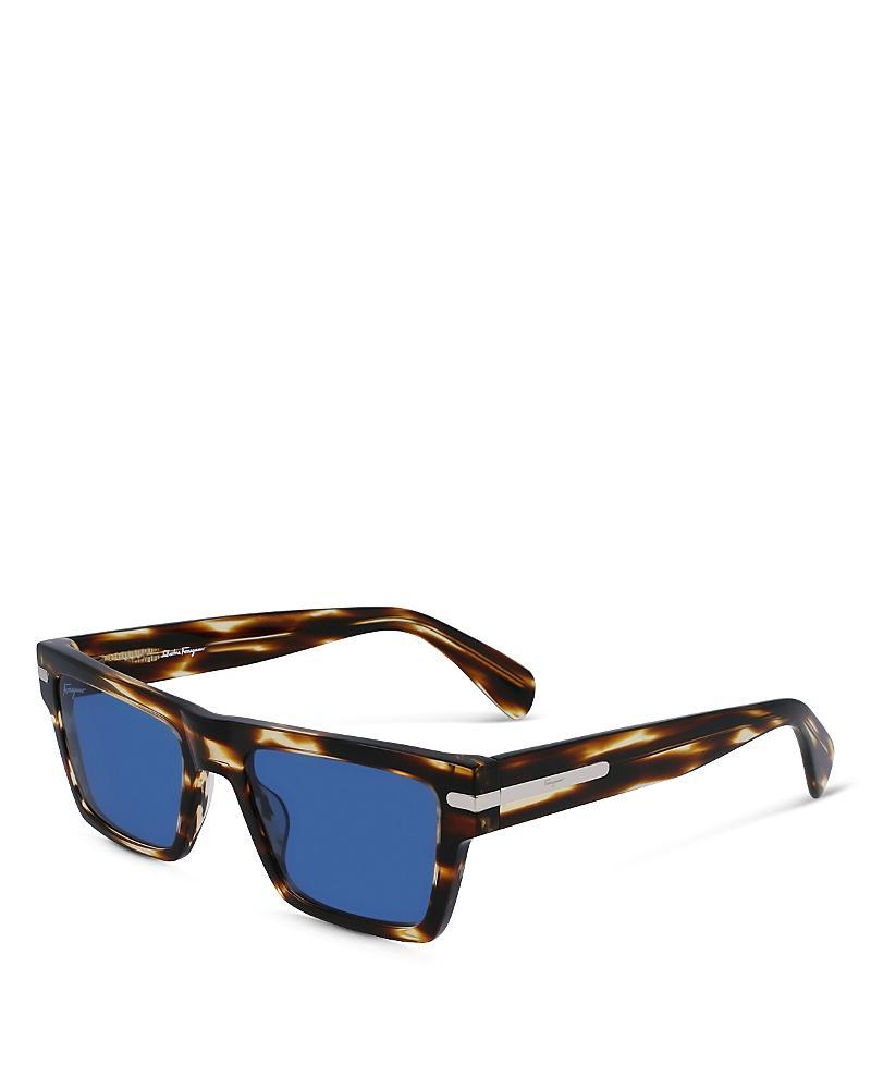 Mens Classic Logo Rectangle Acetate Sunglasses Product Image