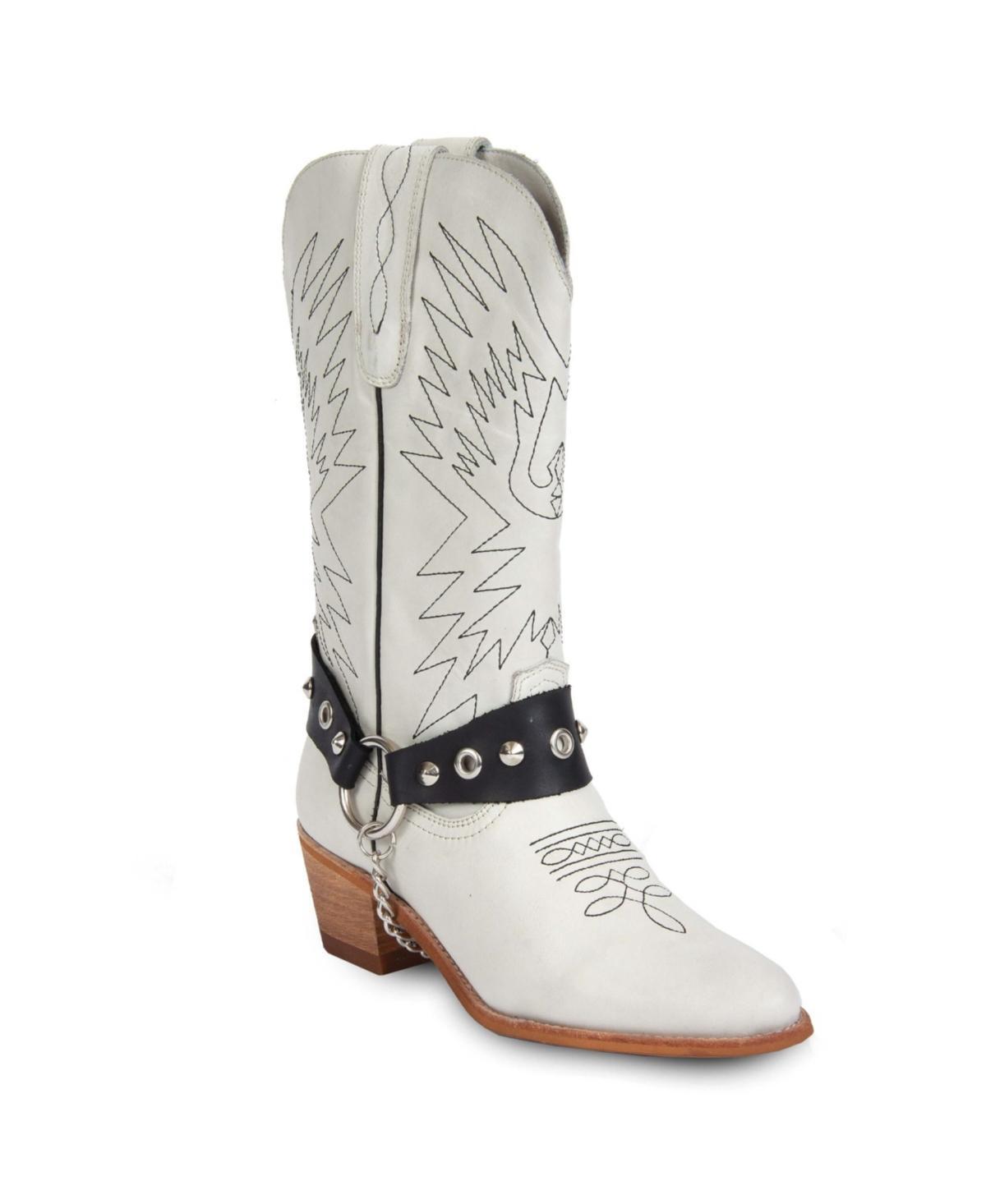 Womens Cowboy Leather Boots By Urbn Kicks Product Image