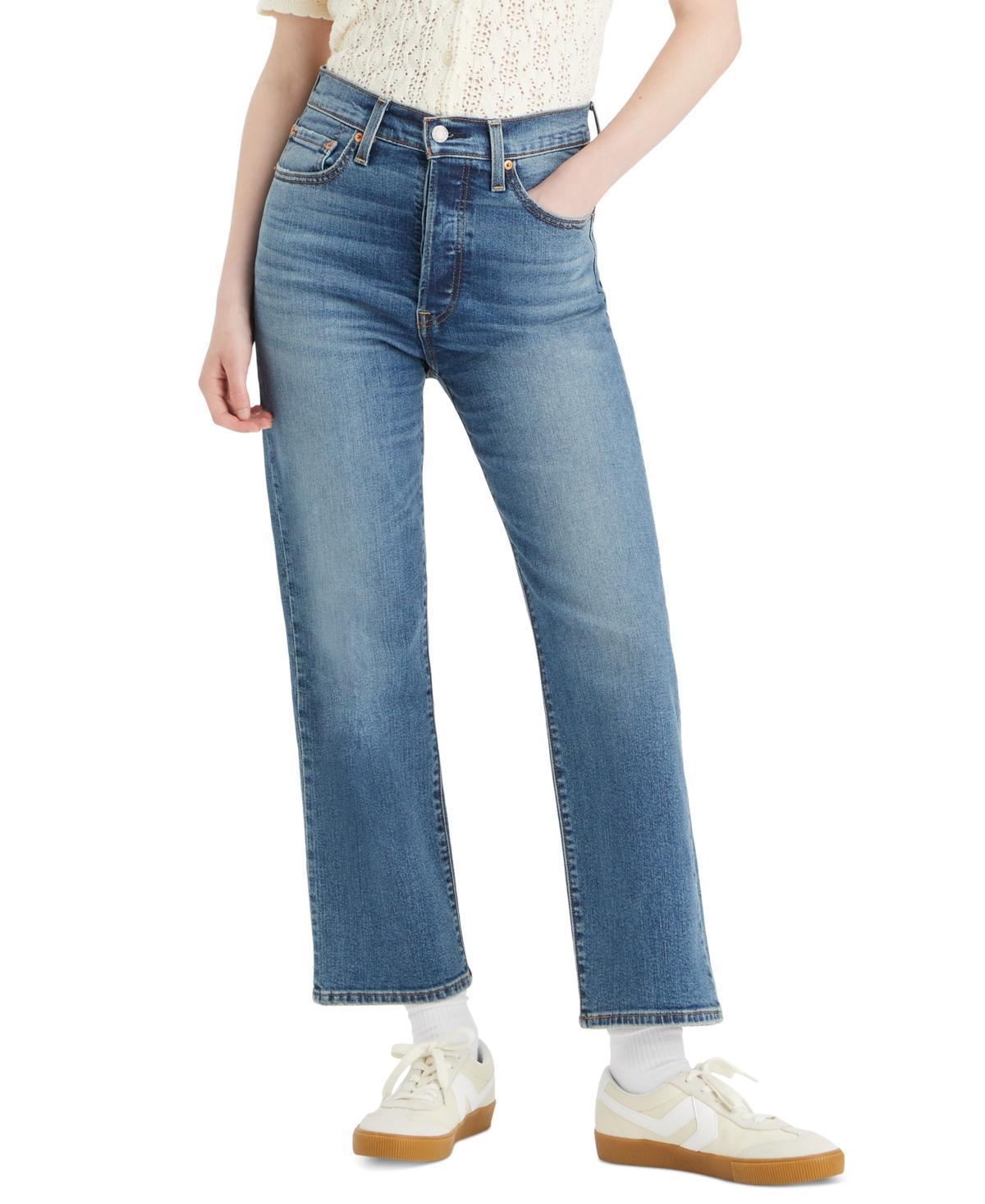 Levi's(r) Womens Ribcage Straight Ankle Rinse) Women's Jeans Product Image