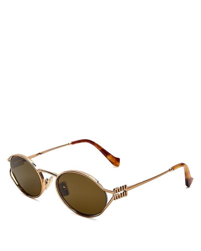 Womens 54MM Metal Round Sunglasses Product Image