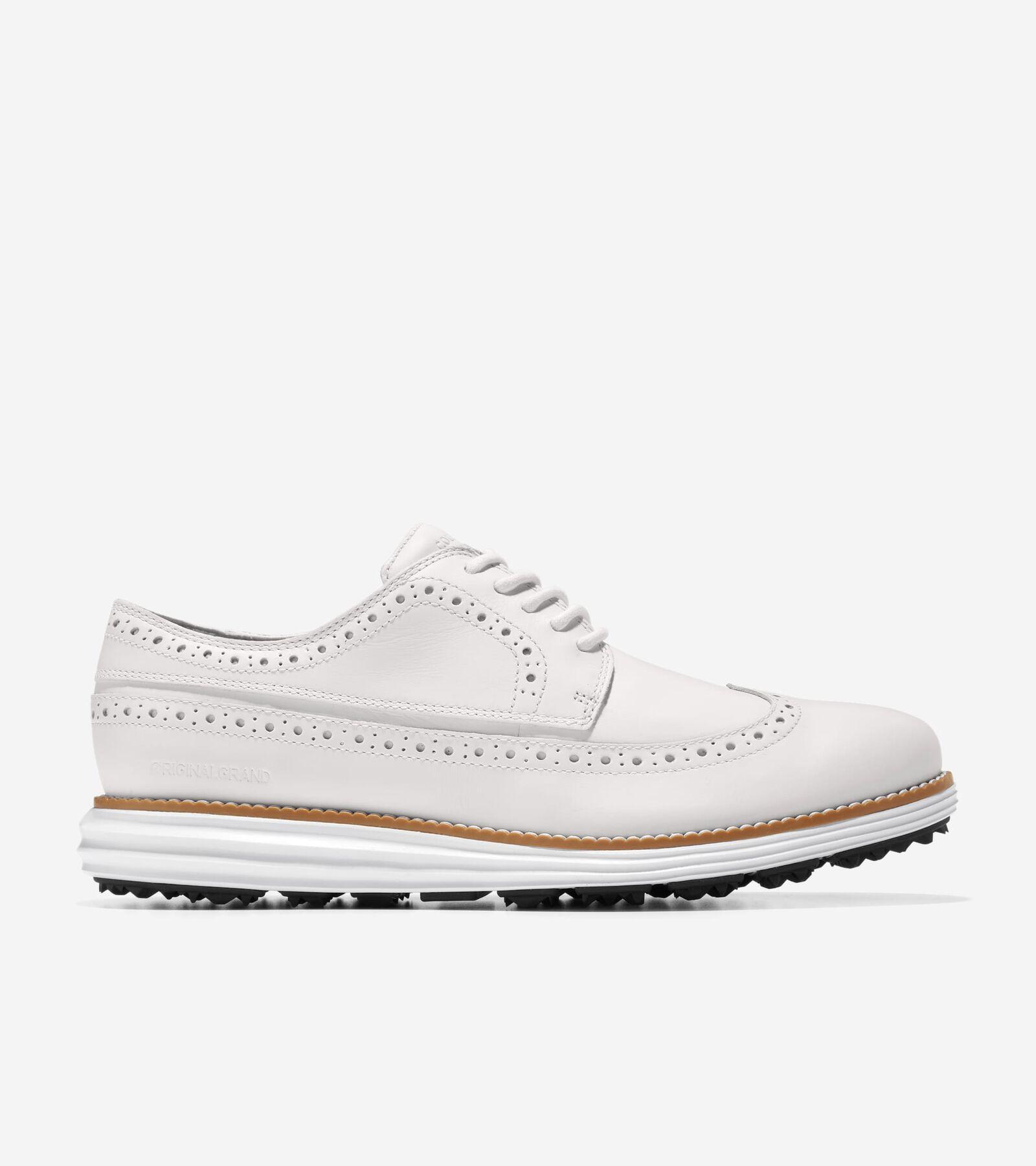 Cole Haan Mens riginal Grand Golf Shoes - White Size 10 Product Image