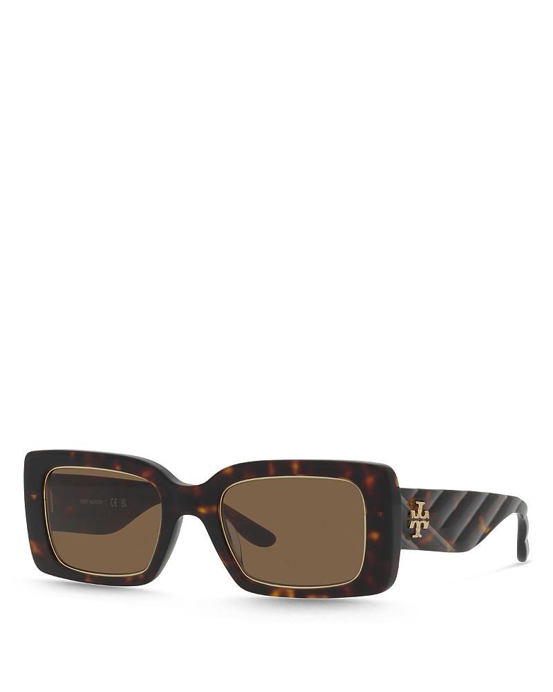 Tory Burch Rectangle Sunglasses, 51mm Product Image