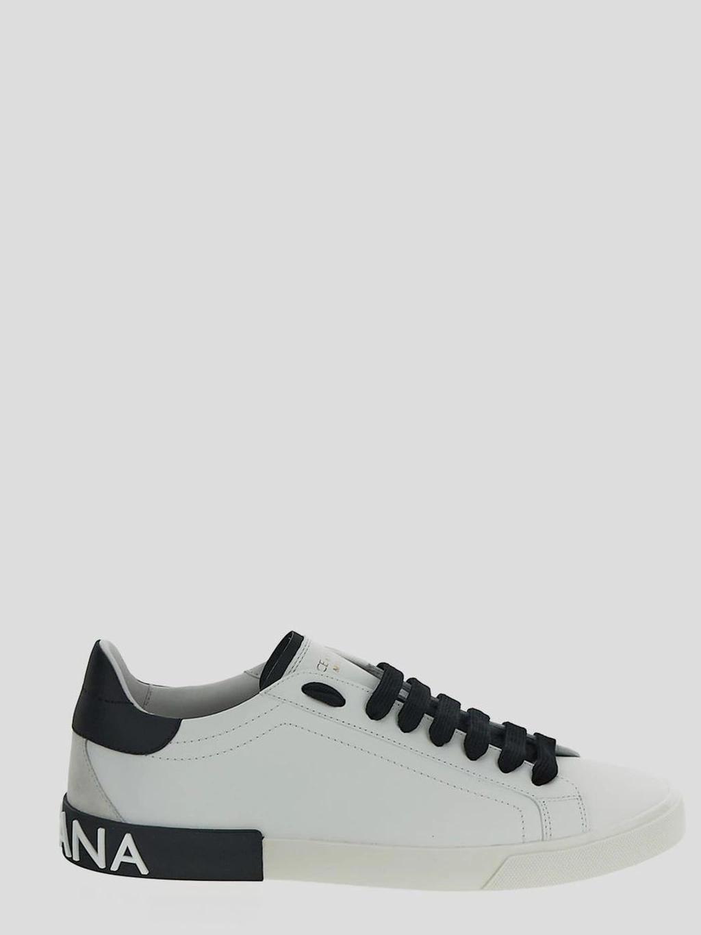 Leather Sneaker In White Product Image