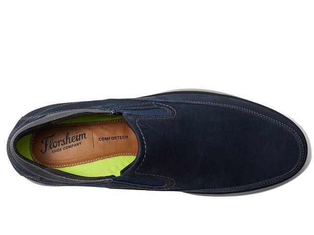 Florsheim Motion Moc Toe Slip-On (Navy Nubuck) Men's Slip on Shoes Product Image