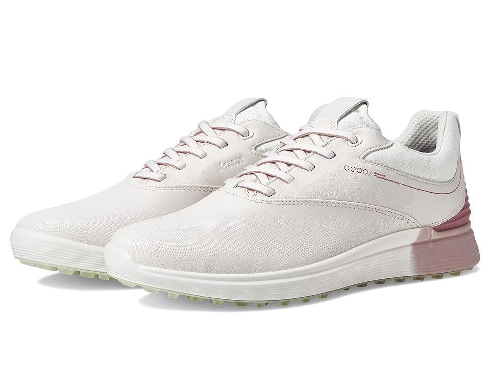 ECCO Golf S-Three GORE-TEX(r) Waterproof (Delicacy/Blush/Delicacy Steer Leather/Steer Leather/Textile) Women's Shoes Product Image