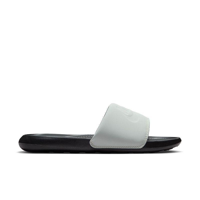 Nike Victori One Mens Slide Sandals Grey Product Image