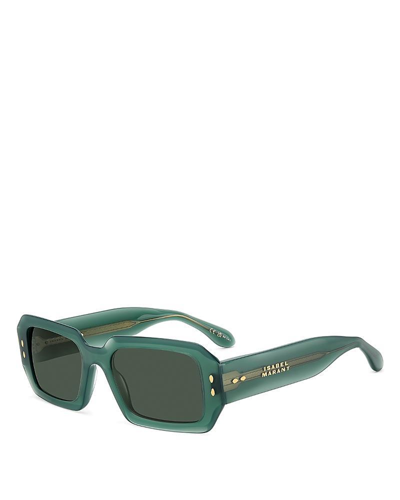 Womens 53MM Rectangle Sunglasses Product Image