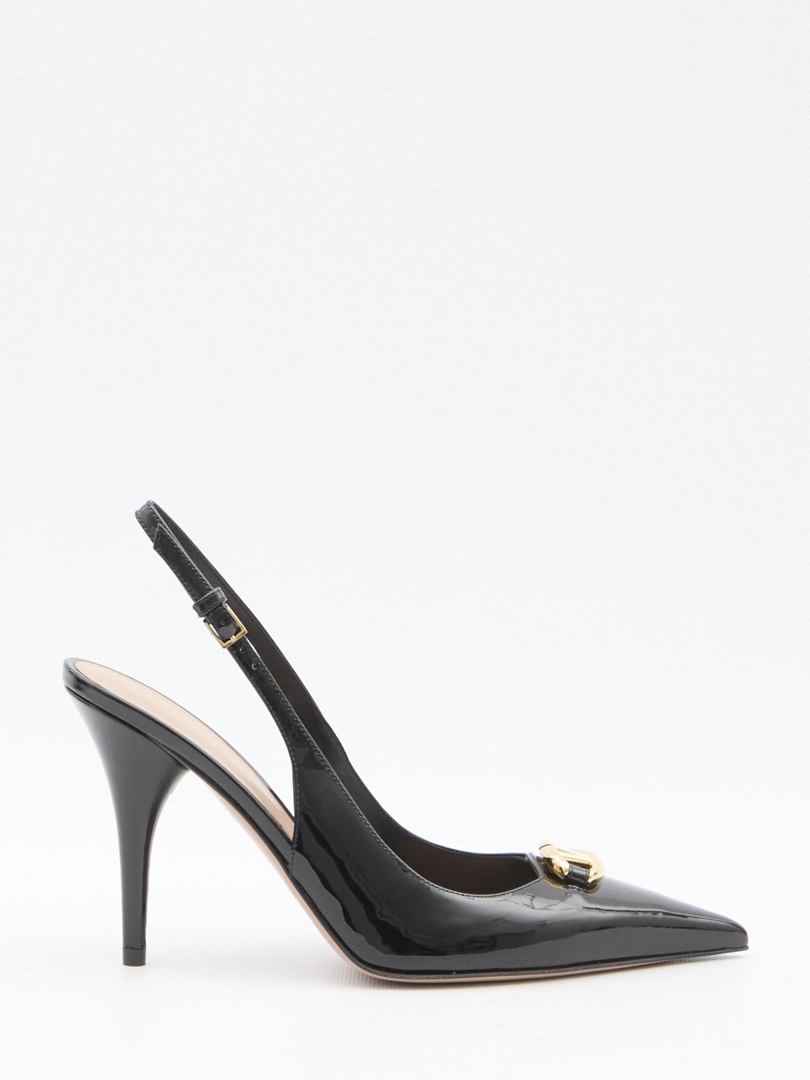 Vlogo Slingback Pumps In Black Product Image