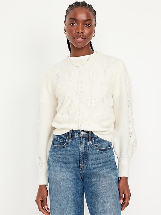 Pointelle Sweater Product Image