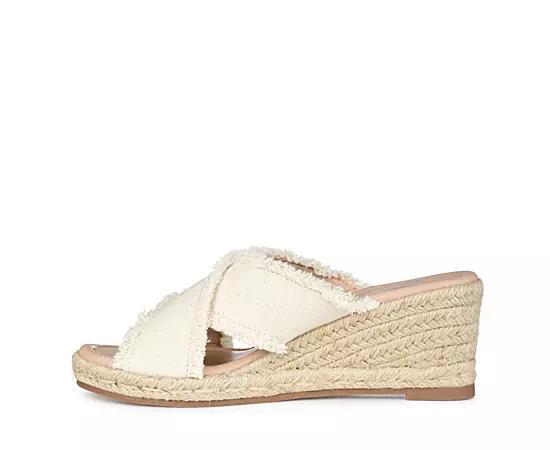 Journee Collection Shanni Womens Wedge Sandals Product Image