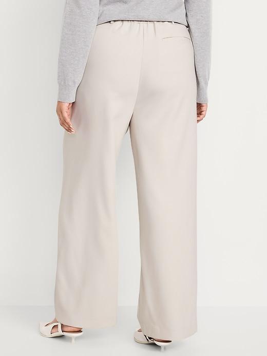 Extra High-Waisted Taylor Wide-Leg Trouser Pants Product Image