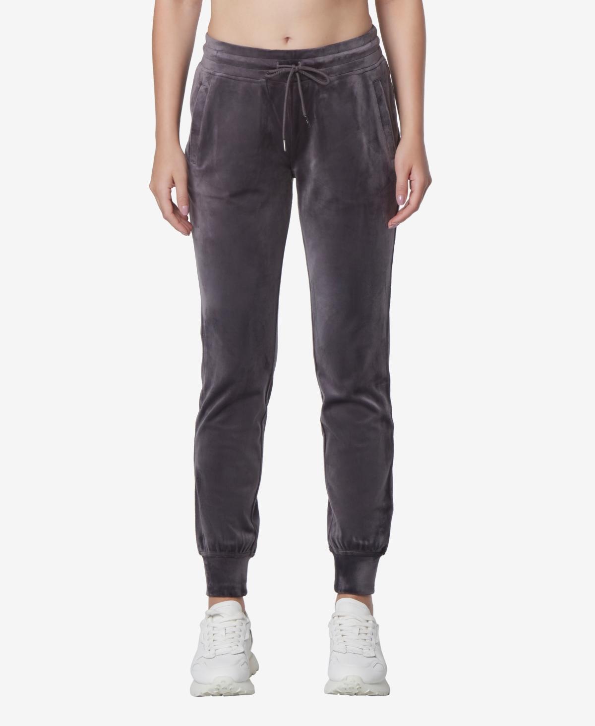 Andrew Marc Sport Full Length Velvet Jogger Pants Product Image