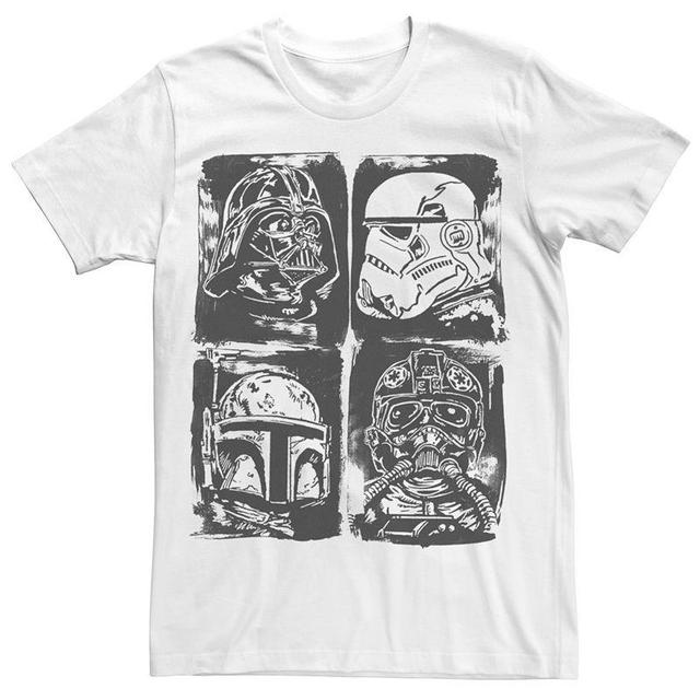 Mens Star Wars The Dark Side Helmets Tee Product Image