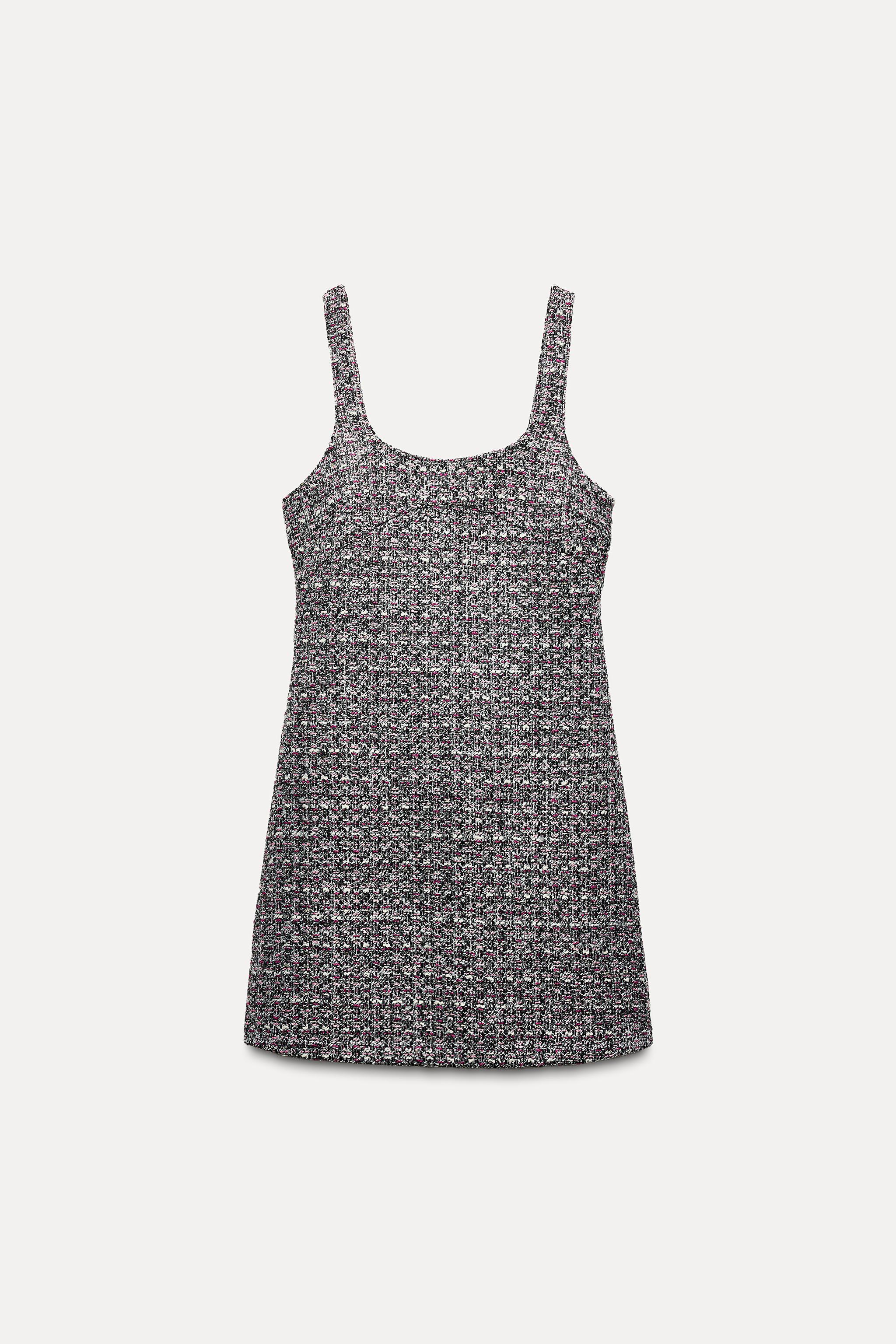 TEXTURED SHORT DRESS Product Image