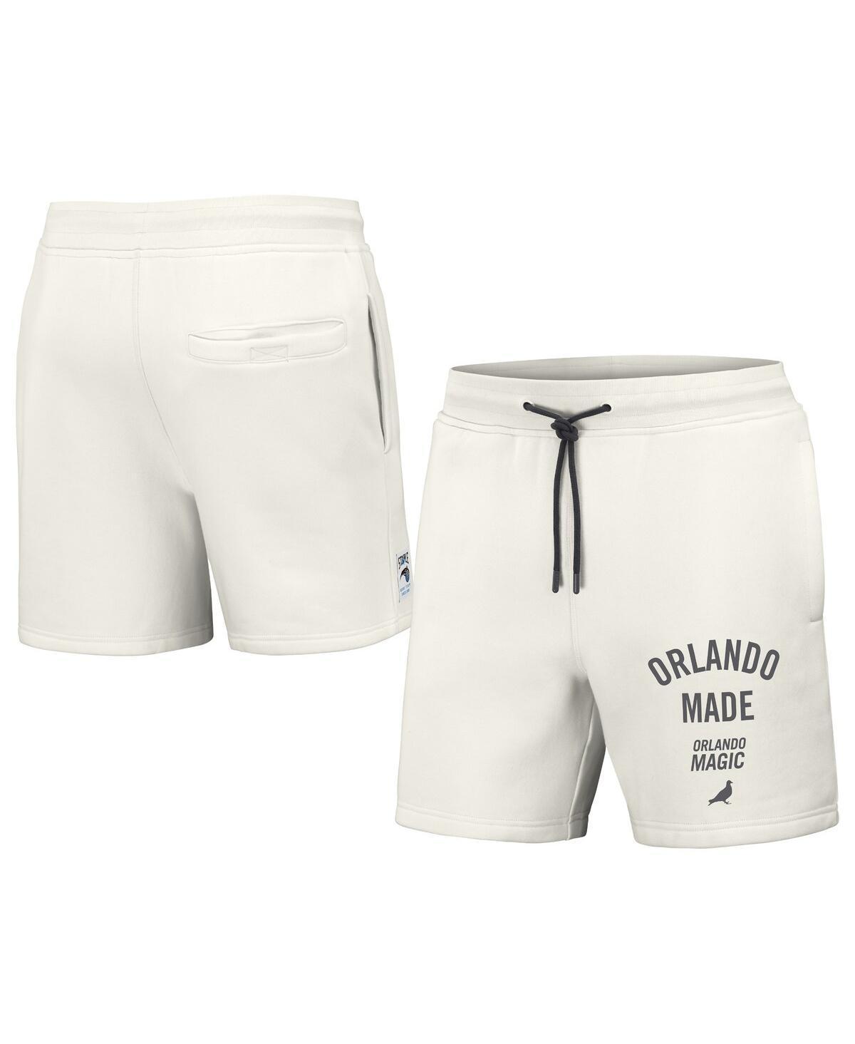 Mens Nba x Staple Cream Orlando Magic Heavyweight Fleece Shorts Product Image