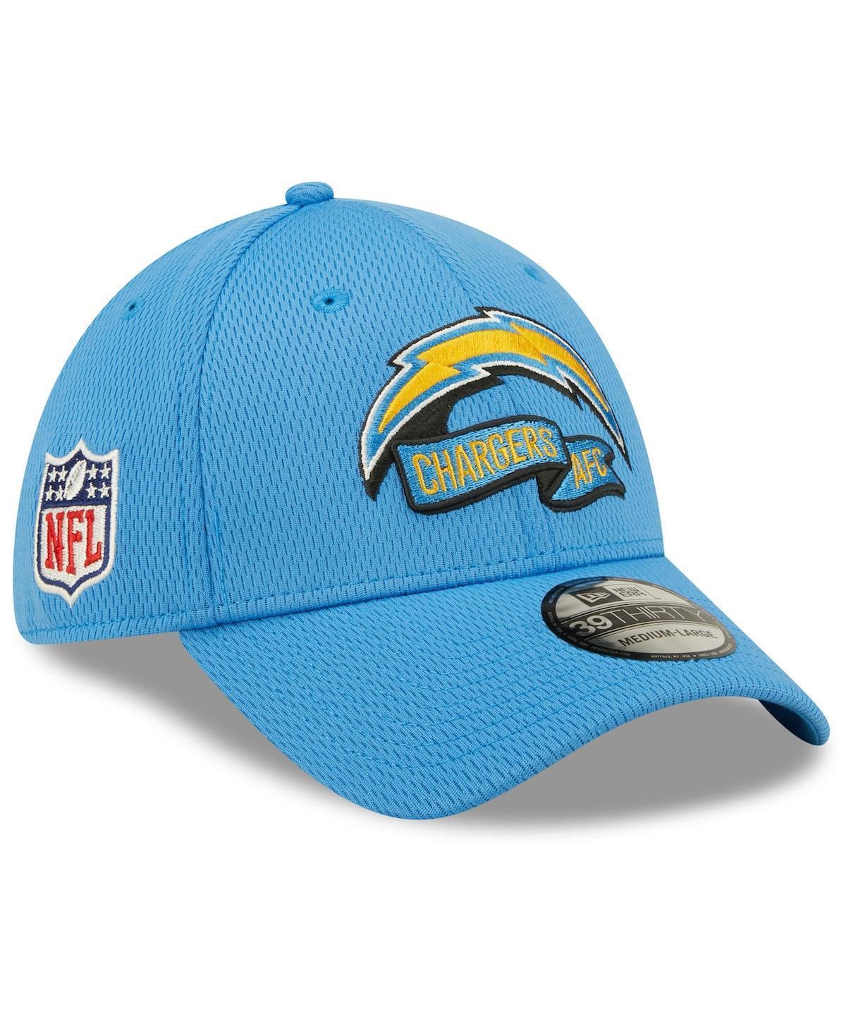 Mens New Era Powder Blue Los Angeles Chargers 2022 Sideline 39THIRTY Coaches Flex Hat Product Image