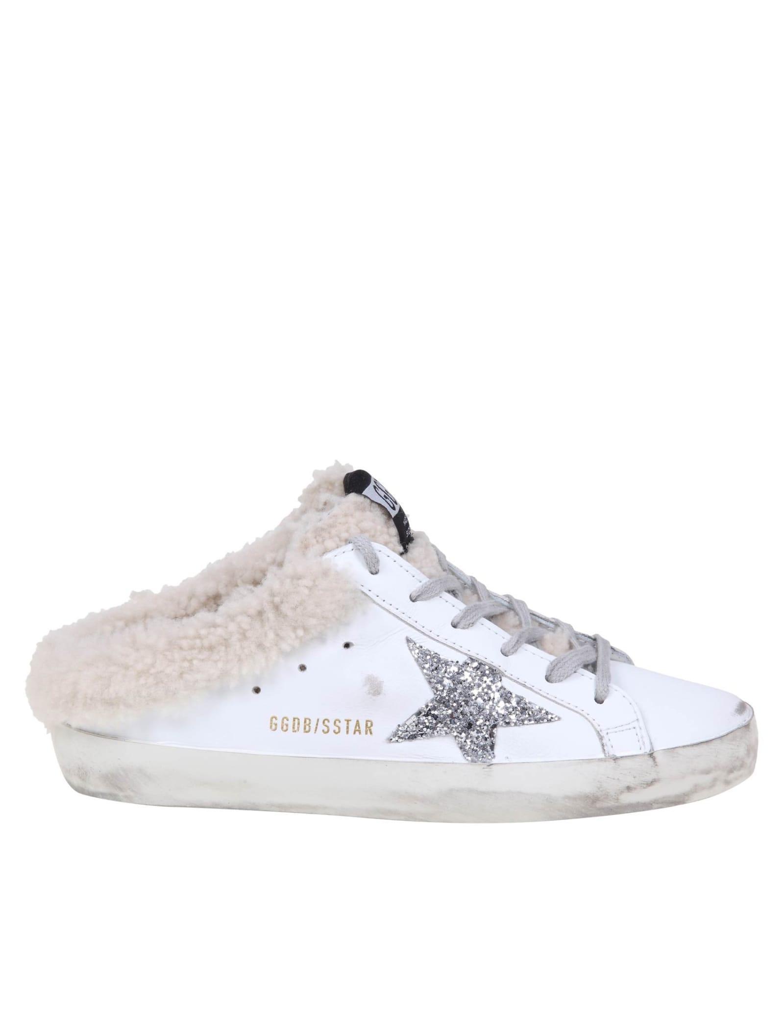 GOLDEN GOOSE Ssense Exclusive White Super-star Sabot Sneakers Product Image