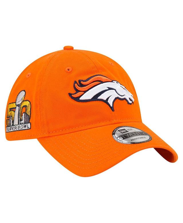 Mens New Era Orange Denver Broncos Distinct 9TWENTY Adjustable Hat Product Image