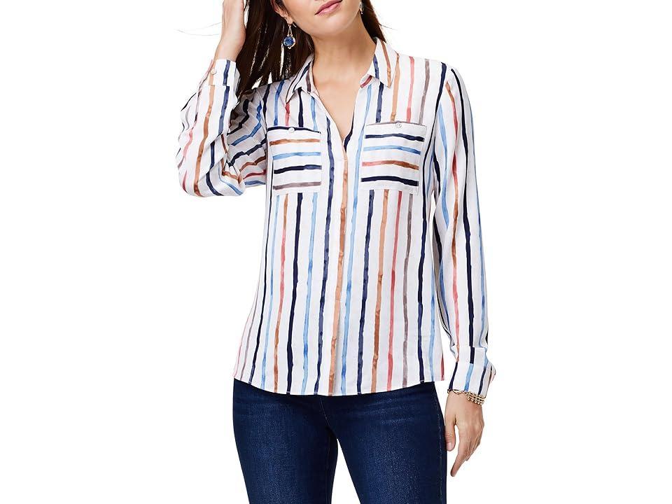 NIC+ZOE Painted Stripe Shirt Product Image