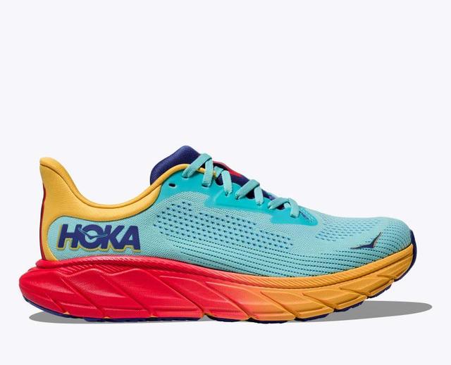 HOKA Womens Arahi 7 Shoes in Stellar Blue/Cosmos, Size 5.5 Product Image