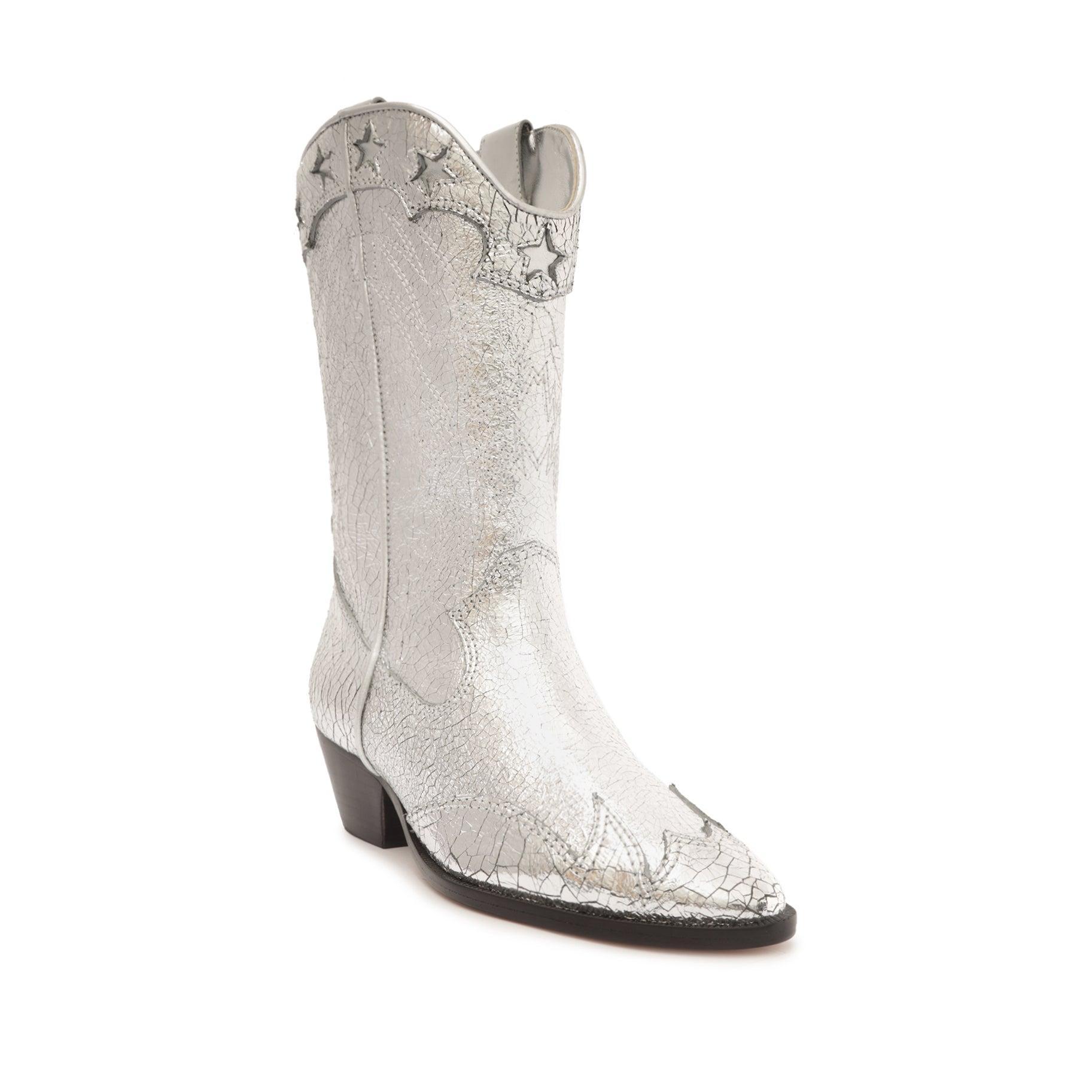 Cicera Metallic Leather Bootie Product Image